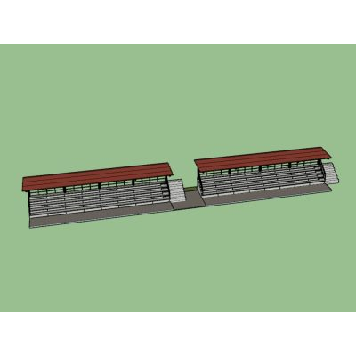 Graderia para cancha de futbol soccer