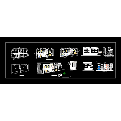 Plano edificio 2 niveles
