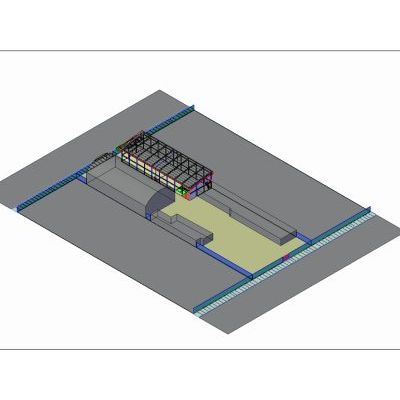 Armado de Galpon de Almacenaje 3D
