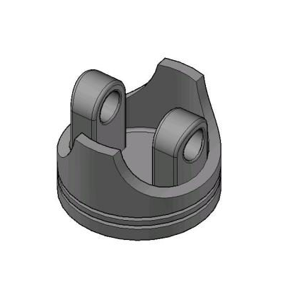 Piston de Motor en 3D con Detalles Texturizados