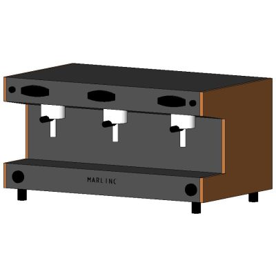 Descarga familias Revit gratis y objetos BIM en formato .RFA y .RVT 36 Cafetera