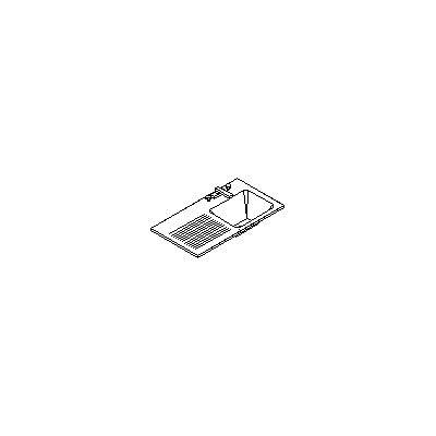 Fregadero Moderno CAD