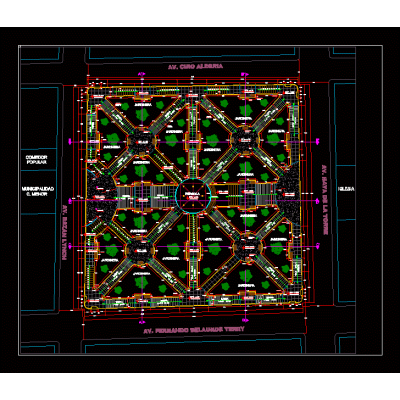 Distribucion de plaza de armas