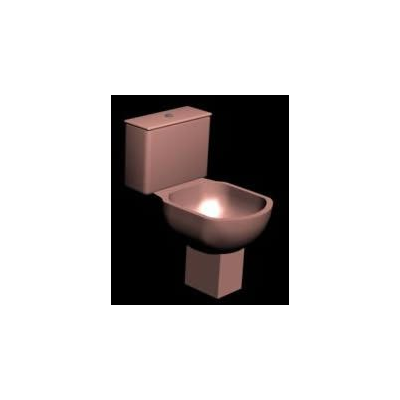 Inodoro en 3d con materiales