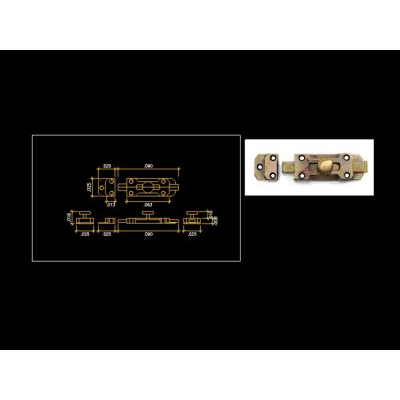 Parafuso persa bronzeado 3 modelo referencial