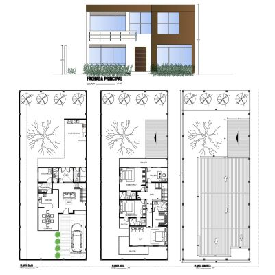 Casa Unifamiliar de 2 Niveles