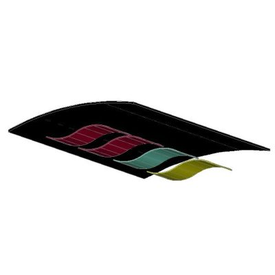 Modelo cielo raso 3d