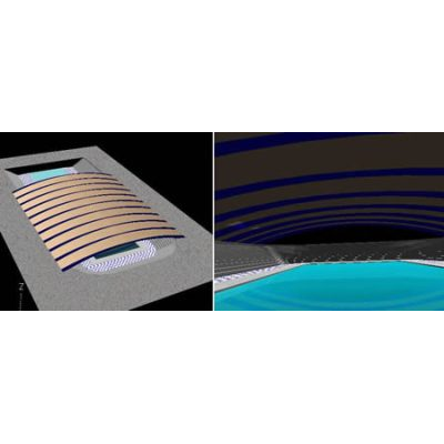 Piscina cubierta -3d