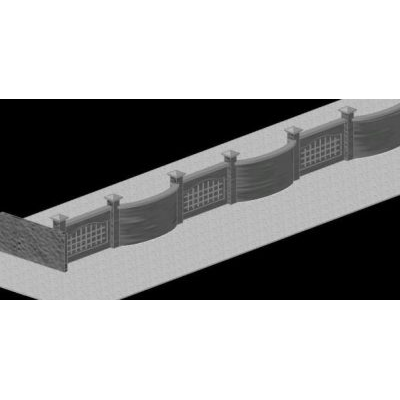 Muro pirca 3d