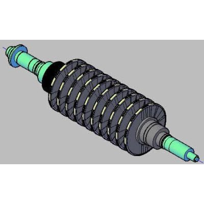 Rotor Helicoidal en 3D