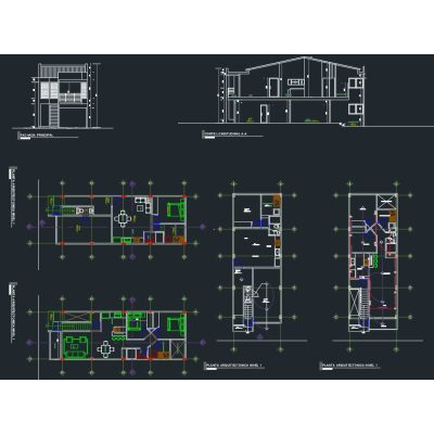 Vivienda bifamiliar y local comercial
