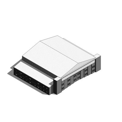 Hangar Estructura 3D