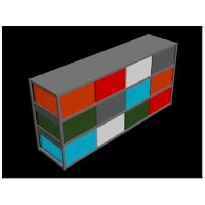 Modelo 3d locker