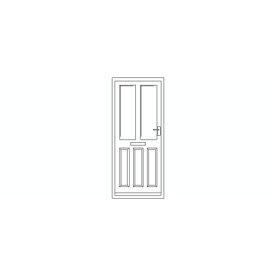 Puerta Principal En Alzado, Modelo 12