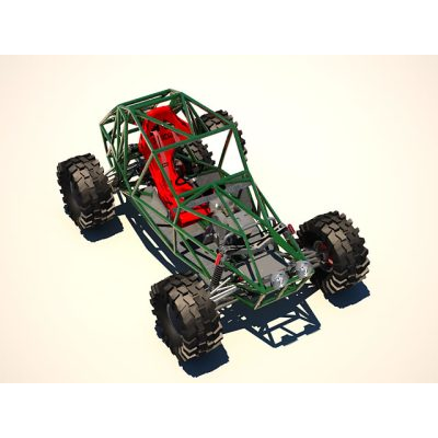 3d beach cart
