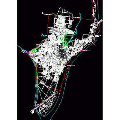 Plano de san f. del valle de catamarca