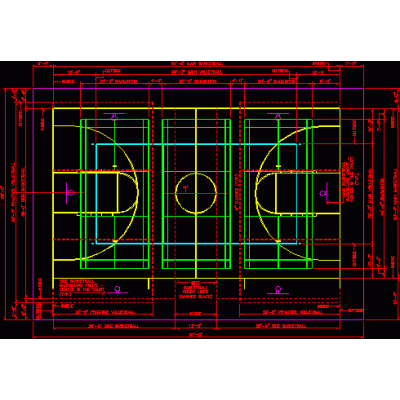Sports court plant