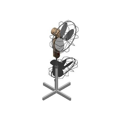 3d fan with applied materials