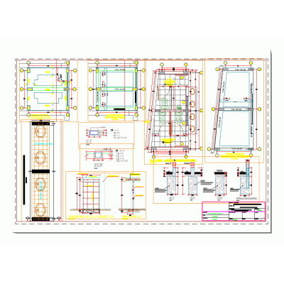 Detalles de Estructura en Banos Publicos