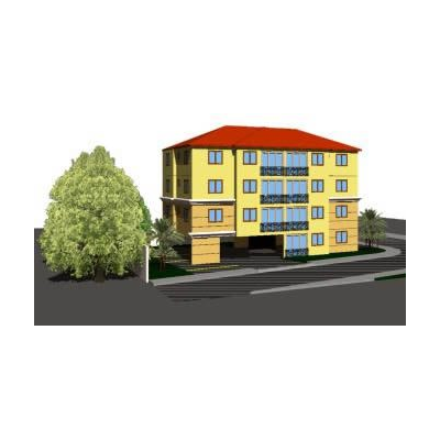 Residencia Moderna en 3D