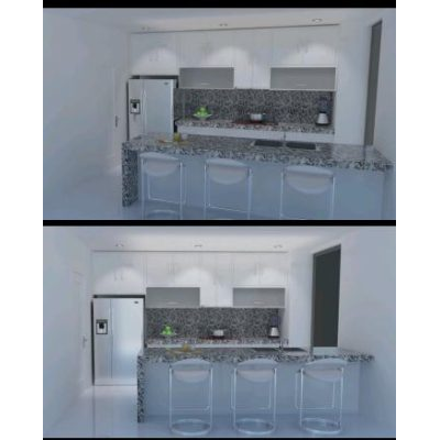 Cocina arawa 3d