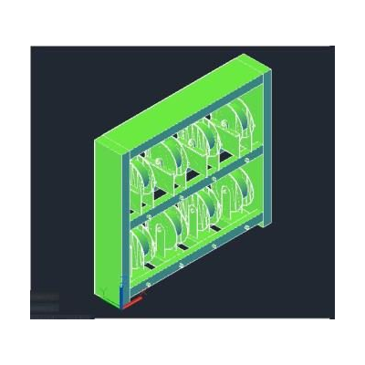 Proyecto mina pequena 14 Diseno de Rack para Bidones