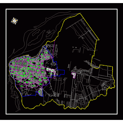 Plano de la ciudad de corrientes