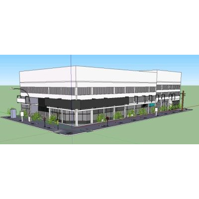 Galeria comercial 3d