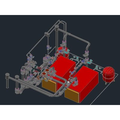 Sala de calderas 3d