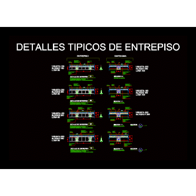 Detalles de entrepiso