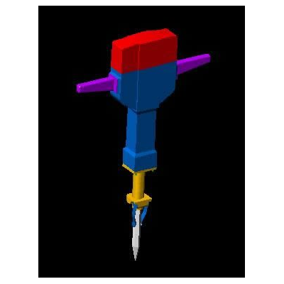 Martillo Neumatico 3D