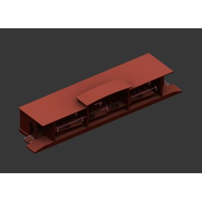 Maqueta 3D con texturas