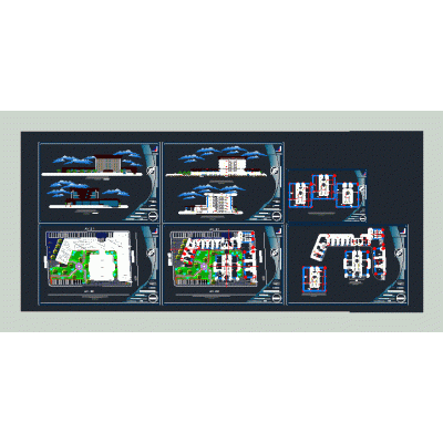 Plaza comercial - edificio de oficinas