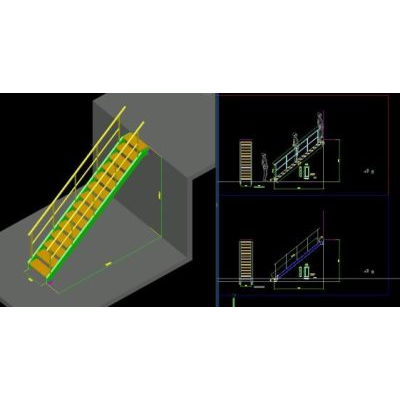 Escalera 3d