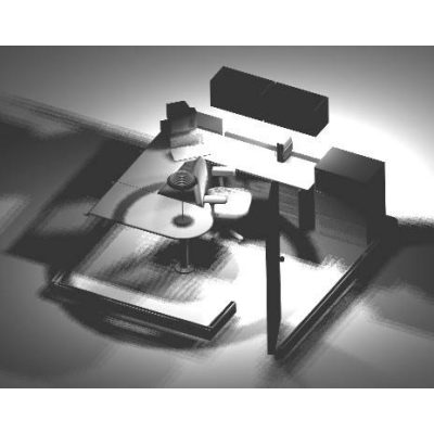 Escritorio en 3d