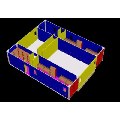Contenedor en 3d