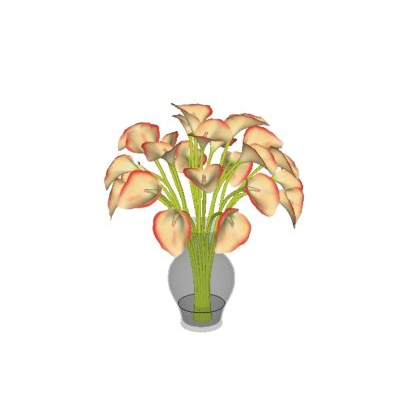 Flores 3d de alta definicion con textura
