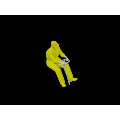 Conductor de obra 3d