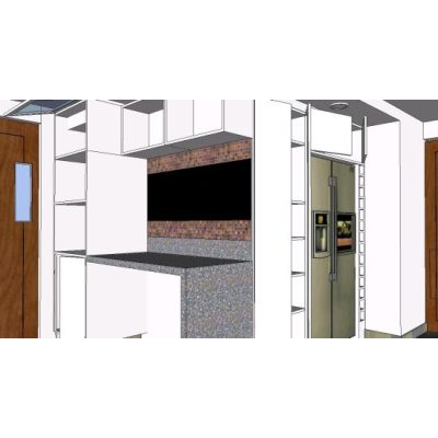 Cocina sketchup