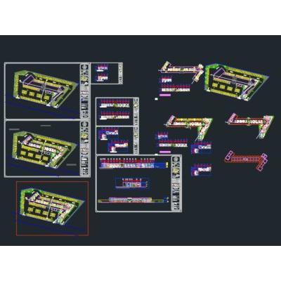 Planos de plaza comercial