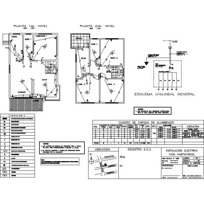 Plano Eléctrico de Casa Habitación