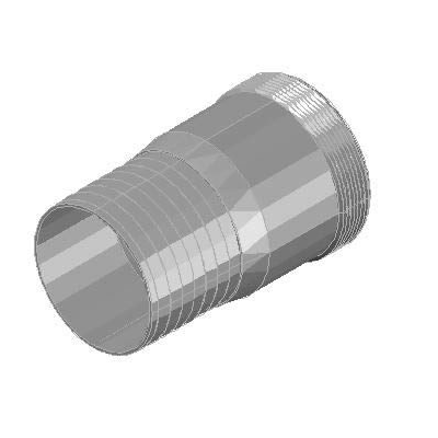 Adaptador galvanizado rosca macho 3