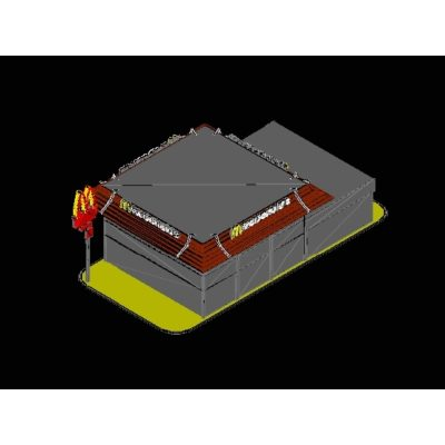 Plano de mcdonald modelo 3d