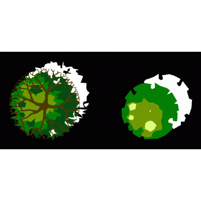 3 planos de &aacute;rbol