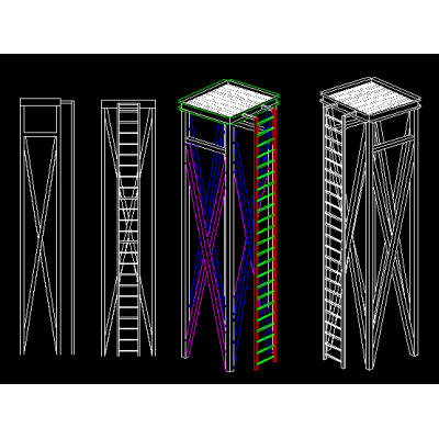 Escalera metalica
