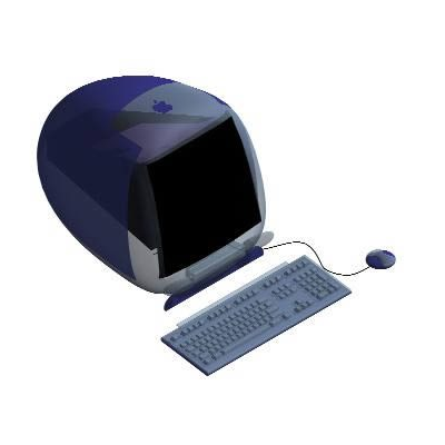 Compu mac en 3d