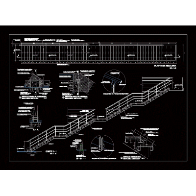 Escalera metalica