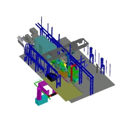 Sala electrica 3d