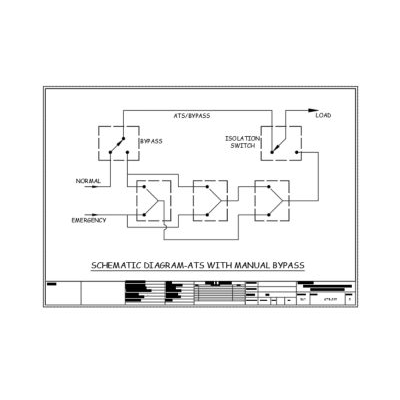 ats schematic diagram for diesel generator