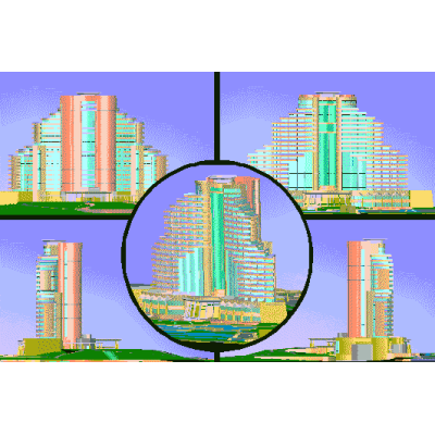 Hotel  at fujereih - modelo 3d